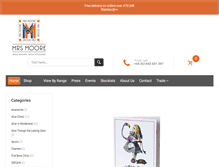 Tablet Screenshot of mrs-moores-vintage-store.co.uk